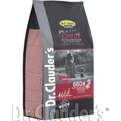 Dr.Clauder's Mini Adult Fresh Meat - за кучета от мини породи с прясно пилешко месо (до 7, 5кг) 400гр