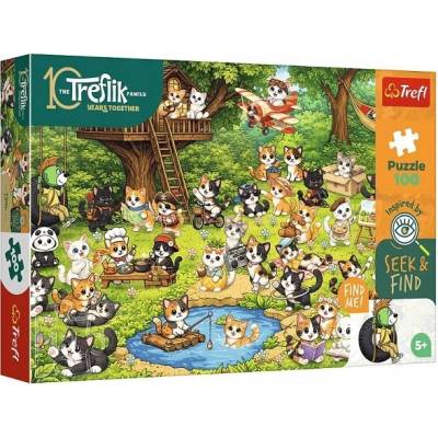 Trefl Seek and Find Mačací svet 100 dielov
