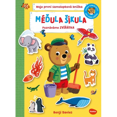 MÉĎULA ŠIKULA: POZNÁVÁME ZVÍŘÁTKA – Samolepková knížka