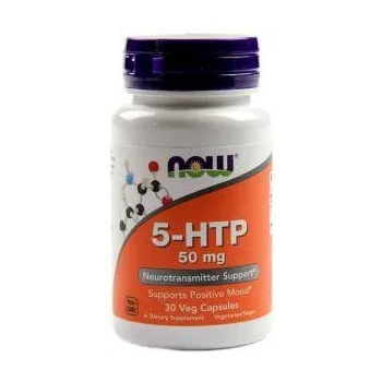 NOW Аминокиселина 5-htp 50 мг. - 30 капсули - now foods, nf0097