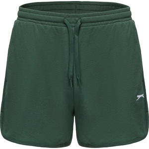 Slazenger Дамски поларени къси панталони Slazenger Fleece Interlock Shorts Womens - Forest Green