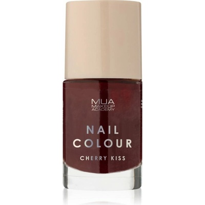 MUA Makeup Academy Nail Colour lak na nechty odtieň Cherry Kiss 10 ml