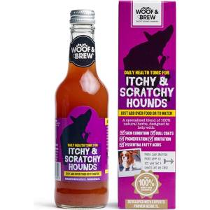 Woof&Brew Добавка за успокояване на сърбежи при кучета Itchy & Scratchy Tonic 330ml