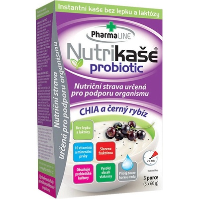 Nutrikaše probiotic natural 3 x 60 g