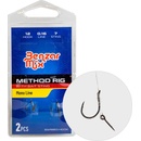 Benzar Mix METHOD NAVIAZANÝ HÁČIK NA MONOFILOVOM VLASCI + 7 mm nástrahový tŕň s protihrotom veľ.12 2 ks
