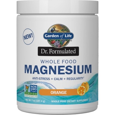 Garden of Life Dr. Formulated Whole Food Magnesium [197 грама] Портокал