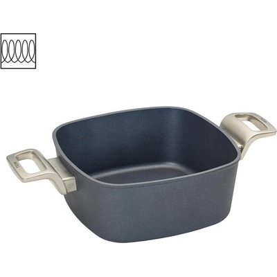 Woll Titanový Kastrol Diamond Lite Pro s nerezovou rukojetí 22 × 22 cm na indukci