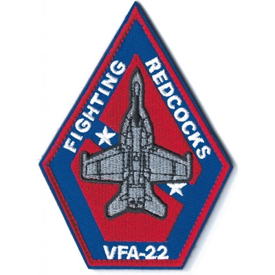 EA nášivka VFA-22 Strike Fighter Sq. "Fighting Redcocks"