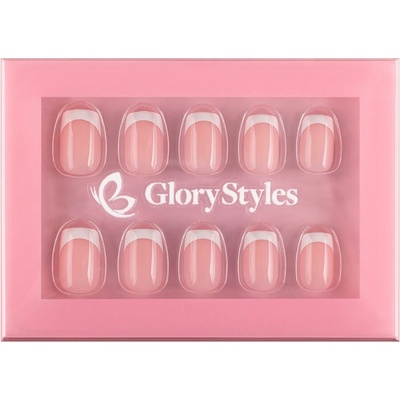 GloryStyles bílá francie krátká 30 ks