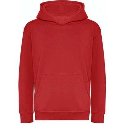 Just Hoods dětská organická mikina Just Hoods ohnivá červená