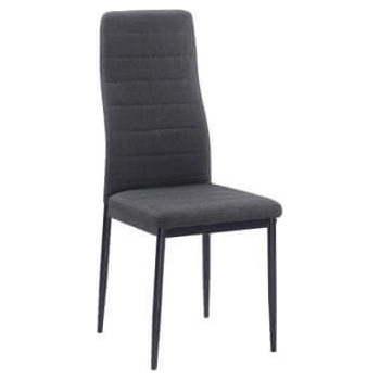 Kondela Coleta Nova látková tmavě šedá / černá