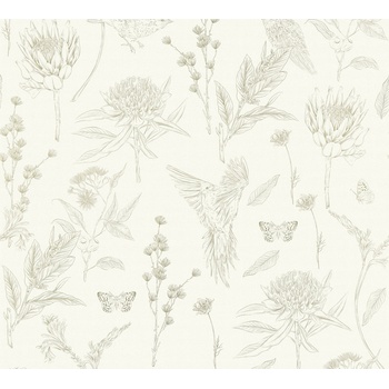 A. S. Création Влизелинов тапет за стена drawn into nature 39429-3