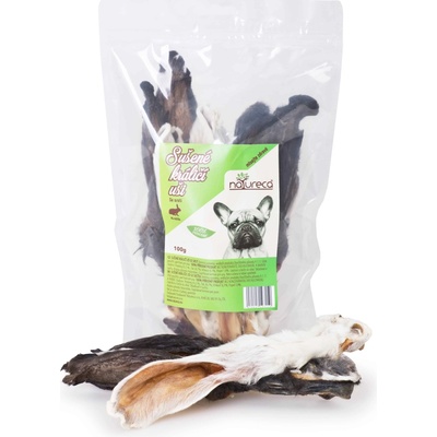 Natureca Králičie uši SO SRSŤOU sušené 3 x 1 kg