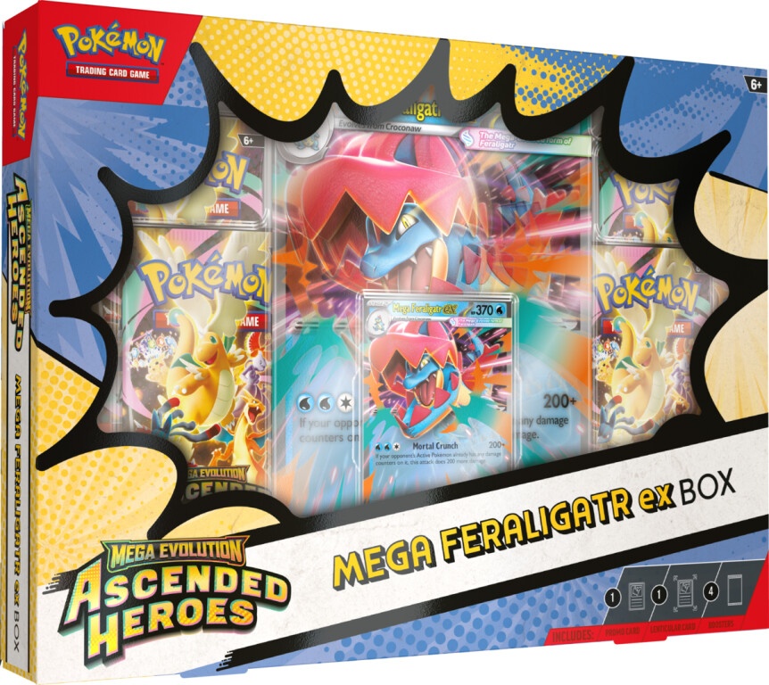 Pokémon TCG Ascended Heroes Mega Feraligatr EX box od 82,26