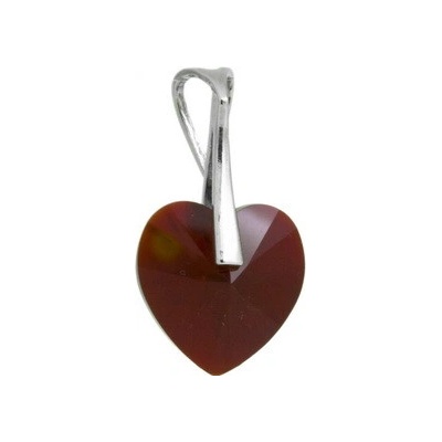 iŠperky Strieborný prívesok srdiečko Swarovski ID|108393