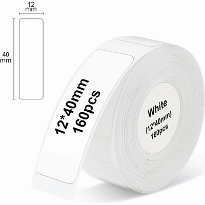 Niimbot štítky RP 12x40mm pro D11 a D110 bílé, 160ks – Zboží Dáma