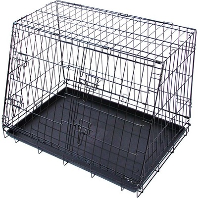 ABC-ZOO Метална клетка за кола за кучета 62 x 48 см, черна