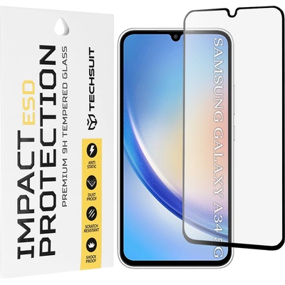 Techsuit Протектор за Samsung Galaxy A34 5G - ESD Glass - черен