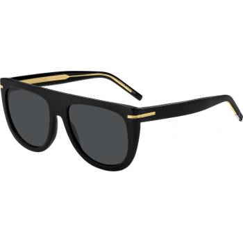 HUGO BOSS Слънчеви очила Boss Women's Sq Flat Top Round Sunglasses - Black