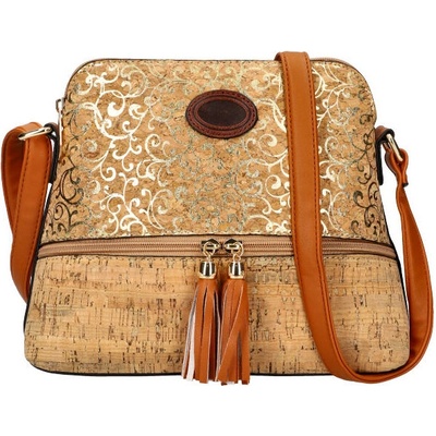 Beast Style crossbody dámska kabelka v korkovom dizajne T8297 typ 15