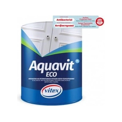 Vitex Aquavit Eco - vodou riediteľná ekologická farba lesklá biela 750ml 0203