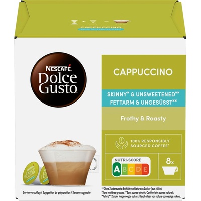 Nescafé Kapsle do Dolce Gusto Dolce Gusto Cappuccino Skinny & Unsweetened bez cukru 16 ks