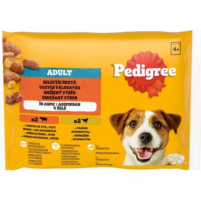 Pedigree Adult hovädzie & kuracie 4 x 100 g