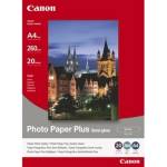 Canon Photo Paper Plus Semi-Glossy 1686B018, 260 g/m2, 8x10", 20x25cm, 20 бр. , полугланциран, сатенен, фотохартия (1686B018)