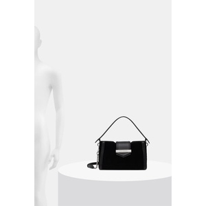 KARL LAGERFELD чанта crossbody дамска от велур (B3W30071)