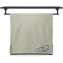 Veba ručník a osuška Nora elipsy 450g/m2 osuška Nora elipsy 70x140 cm světle zelená