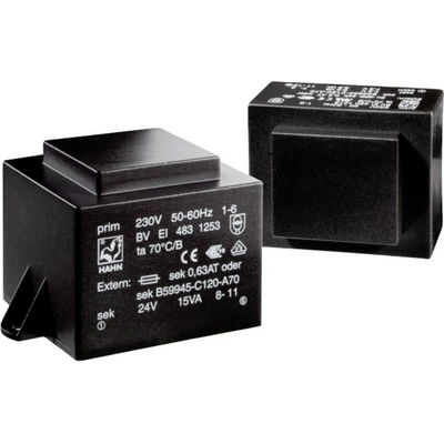 Hahn BV EI 481 1172 transformátor do DPS 1 x 230 V 1 x 12 V/AC 10.0 VA