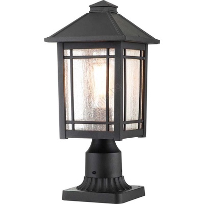 Elstead Lighting Quoizel QZ-CEDAR-POINT3-M-BK - Екстериорна лампа CEDAR POINT 1xE27/60W/230V IP44 (ED0477)