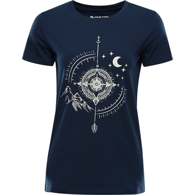 ALPINE PRO Дамска памучна тениска ALPINE PRO MOROLA moonlit ocean вариант pb ALPINE PRO | Sin | ЖЕНИ | XS