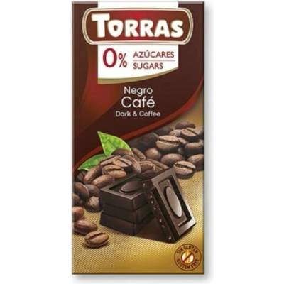 Torras Čokoláda hořká s kávou bez přidaného cukru 75 g