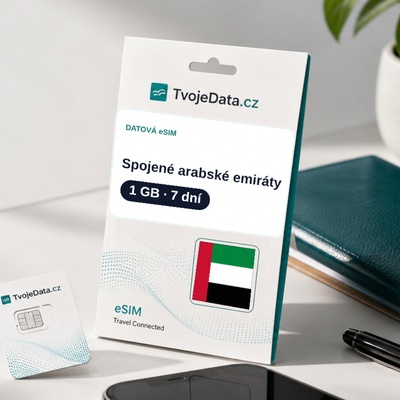 eSIM SAE 1 GB / 7 dní - Spojené arabské emiráty 947D0E