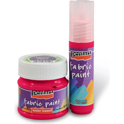 Farba na textil PENTART 20 ml karmínová červená
