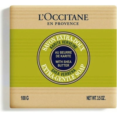 L'Occitane Shea Butter Verbena Extra-Gentle Soap tuhé mydlo 100 g
