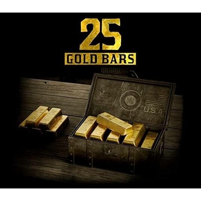 Microsoft Xbox Red Dead Online herní měna 25 Gold Bars