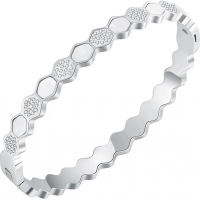 Šperky eshop kloubový z oceli perly a kubické zirkony stříbro SP64.24