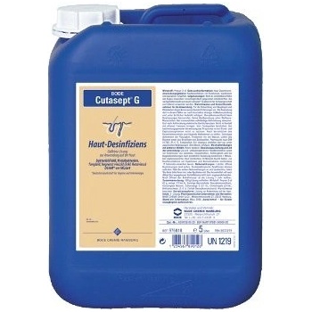 Cutasept G farebný alkoholový dezinfekčný prípravok na kožu 5 l