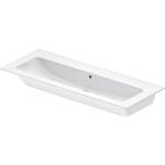 Duravit ME by Starck - Мивка 123x49 см, с преливник, без отвор за смесител, DuraShield, матово бяло 236112AC60 (236112AC60)