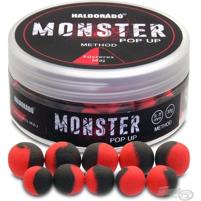 HALDORÁDÓ MONSTER POP UP METHOD 30g 9-11mm Pikantná pečeň