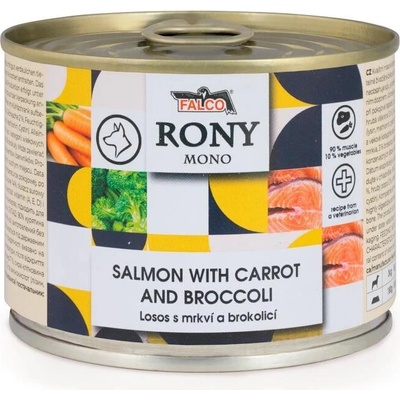 Rony Mono losos s mrkví a brokolicí 200 g