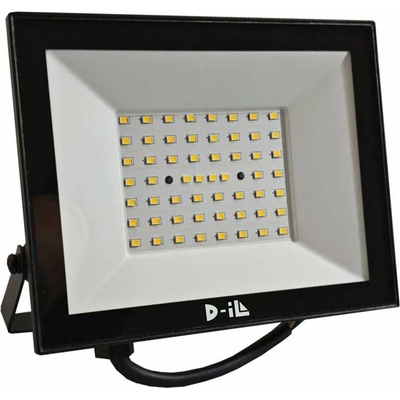 D-iL Led ПРОЖЕКТОР 50w 6500К 4300lm ip65 ЧЕРЕН d-il (3800232868129)