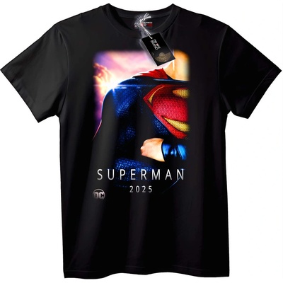 NOONEBRAND Тениска Superman 2025 - 3XL, White