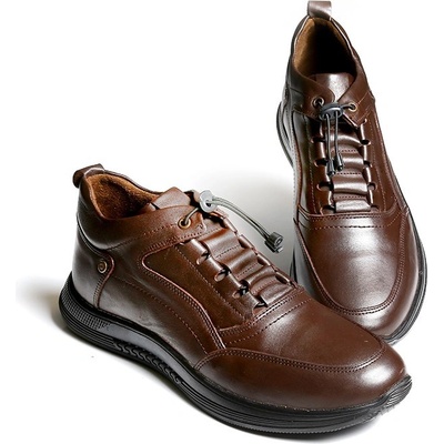 Base Мъжки кожени обувки - Тъмнокафяви 2021083450 (320897_Тъмно кафяв)