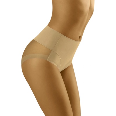 Wol-Bar Бикини Figi-Uniqa-Beowe-BeowyV-45537-Beżowy - Черен, размер L