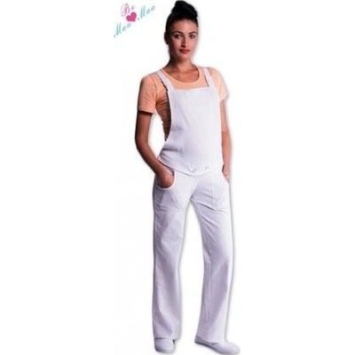 Be MaaMaa lacláče zahradníky bílé – Zboží Dáma