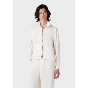 Emporio Armani Яке Emporio Armani Bomber Jacket - Cream