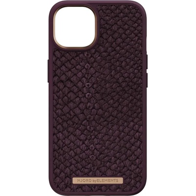 Njorð byELEMENTS Калъф Njord - Salmon Leather MagSafe, iPhone 14, кафяв (NA41SL03)
